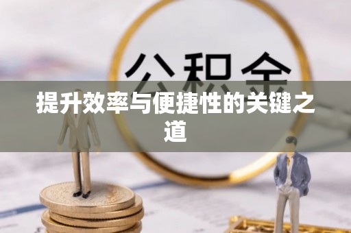 南州提升效率与便捷性的关键之道