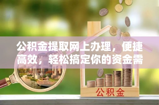南州公积金提取网上办理，便捷高效，轻松搞定你的资金需求