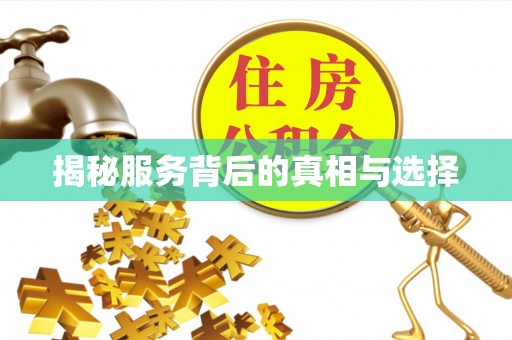 南州揭秘服务背后的真相与选择