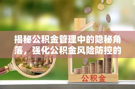 南州揭秘公积金管理中的隐秘角落，强化公积金风险防控的必要性与路径