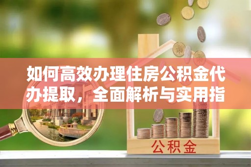 南州如何高效办理住房公积金代办提取，全面解析与实用指南