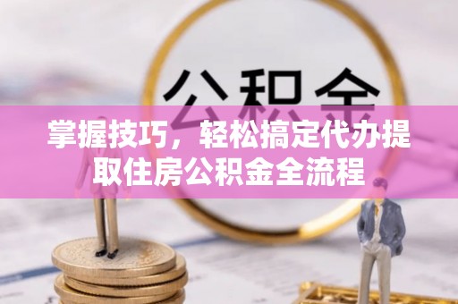 南州掌握技巧，轻松搞定代办提取住房公积金全流程