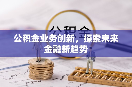南州公积金业务创新，探索未来金融新趋势