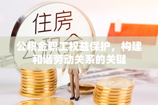 南州公积金职工权益保护，构建和谐劳动关系的关键